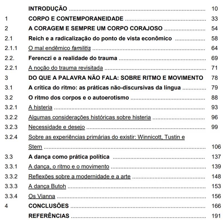  SOBRE O MOVIMENTO: O CORPO E A CLÍNICA